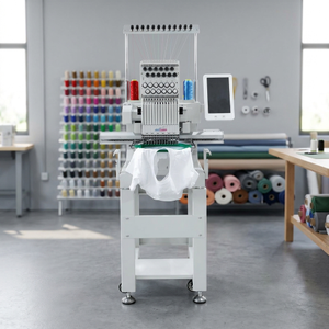 2026 Single Head 12/15 Needle Computerized Embroidery Machine Price Brother គុណភាពម៉ាស៊ីនប៉ាក់សម្រាប់ប៉ាក់អង្កាំ